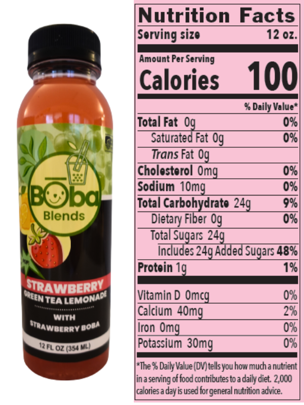 Strawberry Green Tea Lemonade