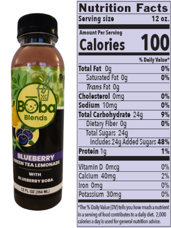 Blueberry Green Tea Lemonade